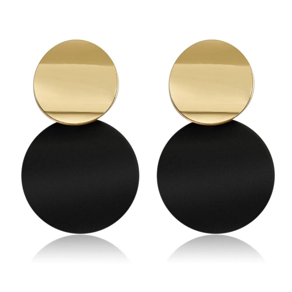 Timeless Geometric Dangle Earrings
