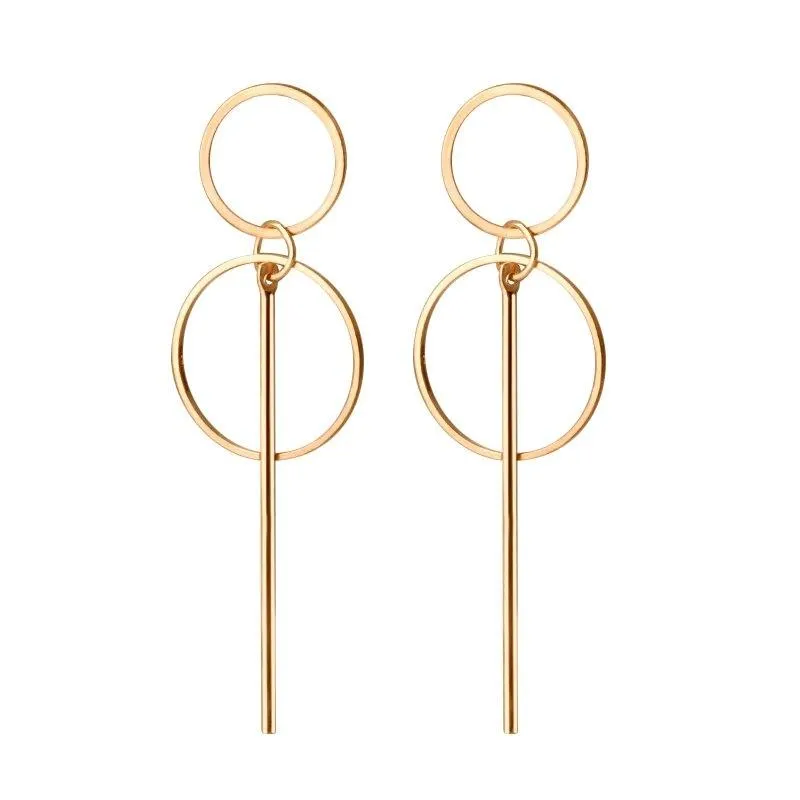 Timeless Geometric Dangle Earrings