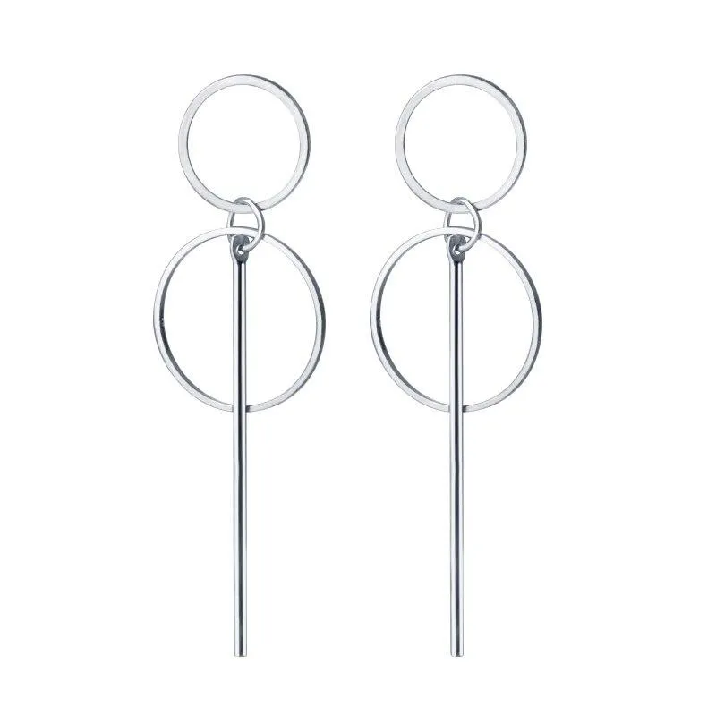 Timeless Geometric Dangle Earrings