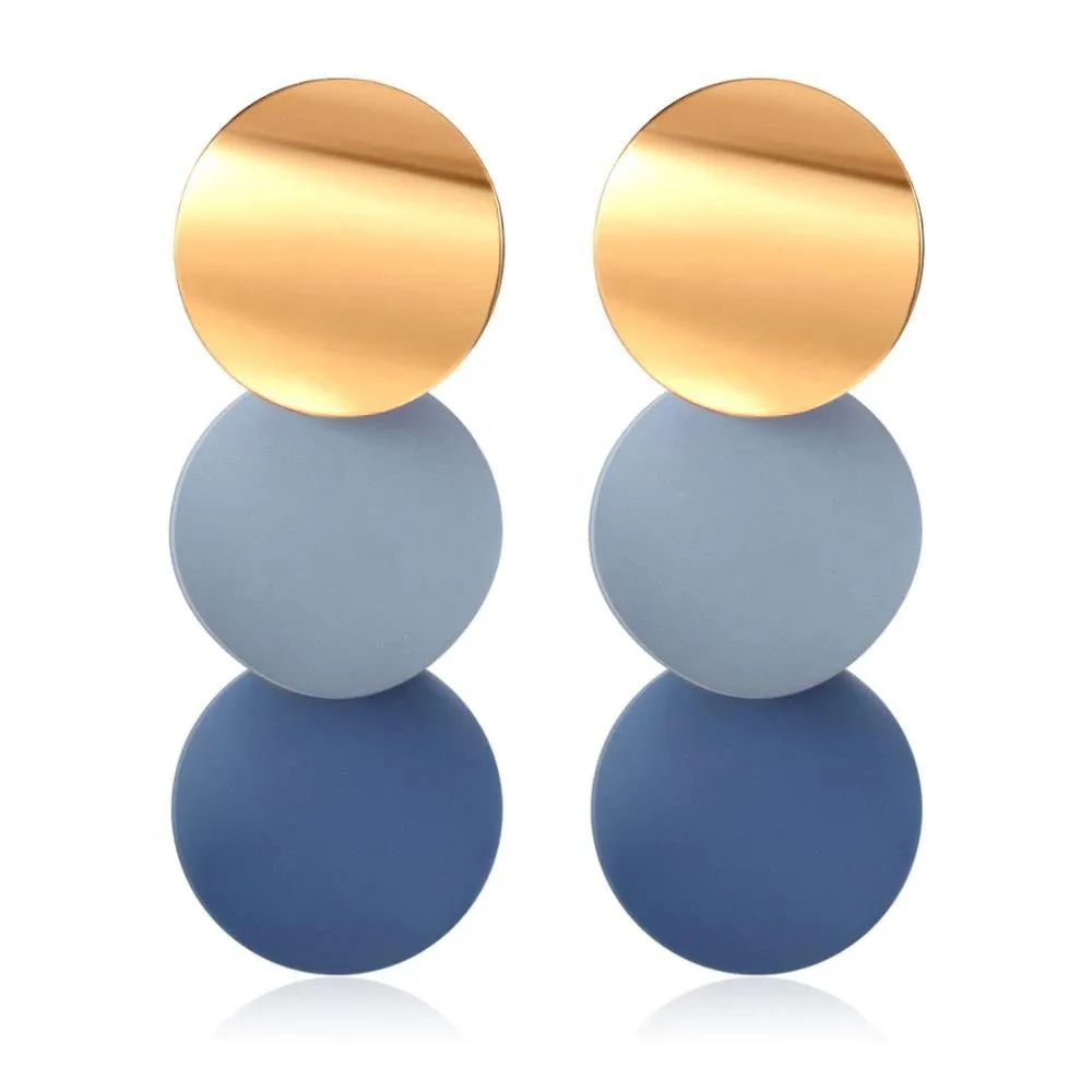 Timeless Geometric Dangle Earrings