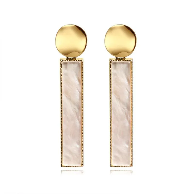 Timeless Geometric Dangle Earrings