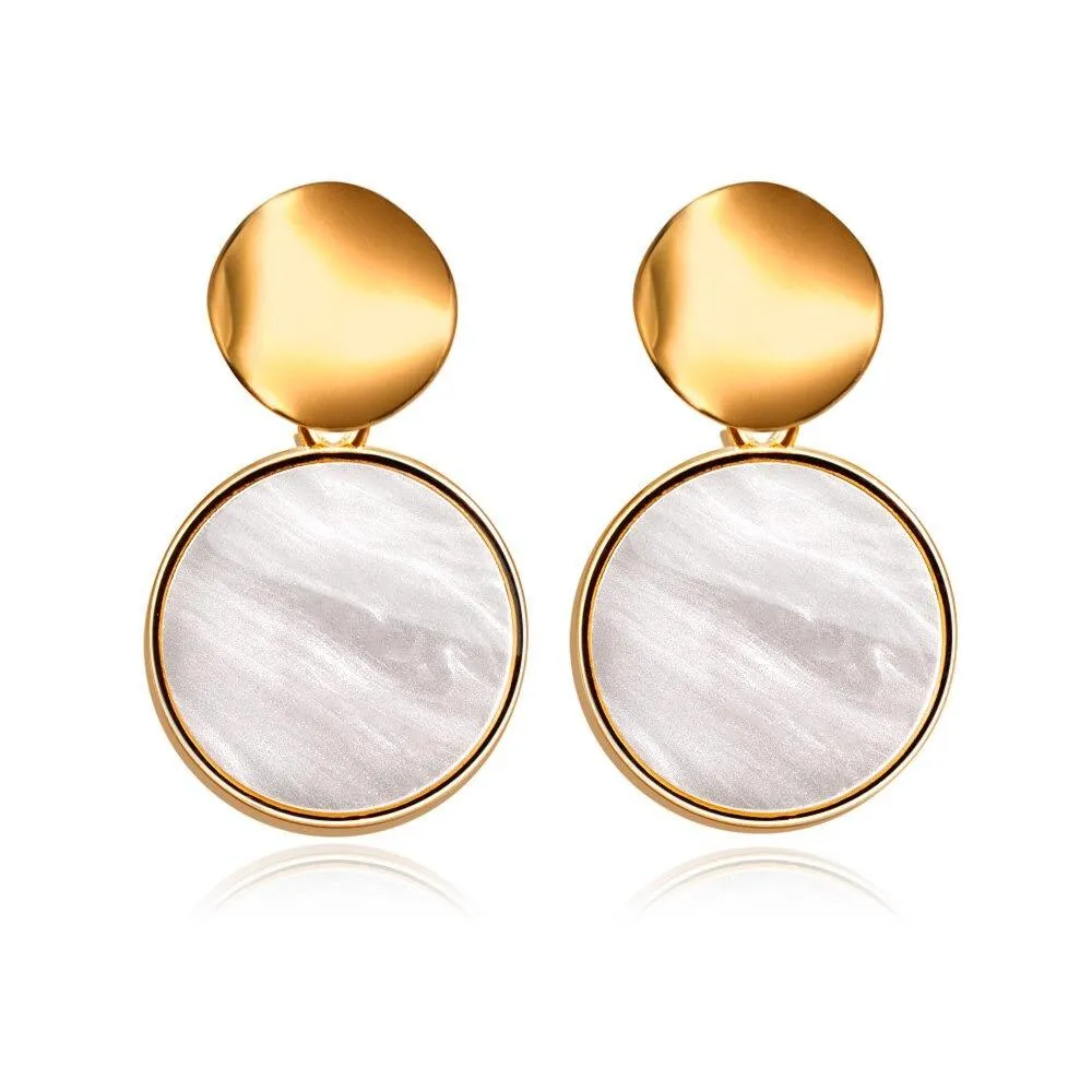 Timeless Geometric Dangle Earrings