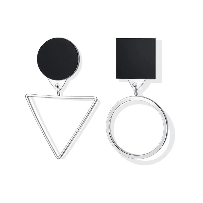 Timeless Geometric Dangle Earrings