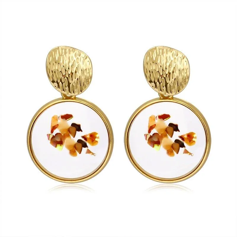 Timeless Geometric Dangle Earrings