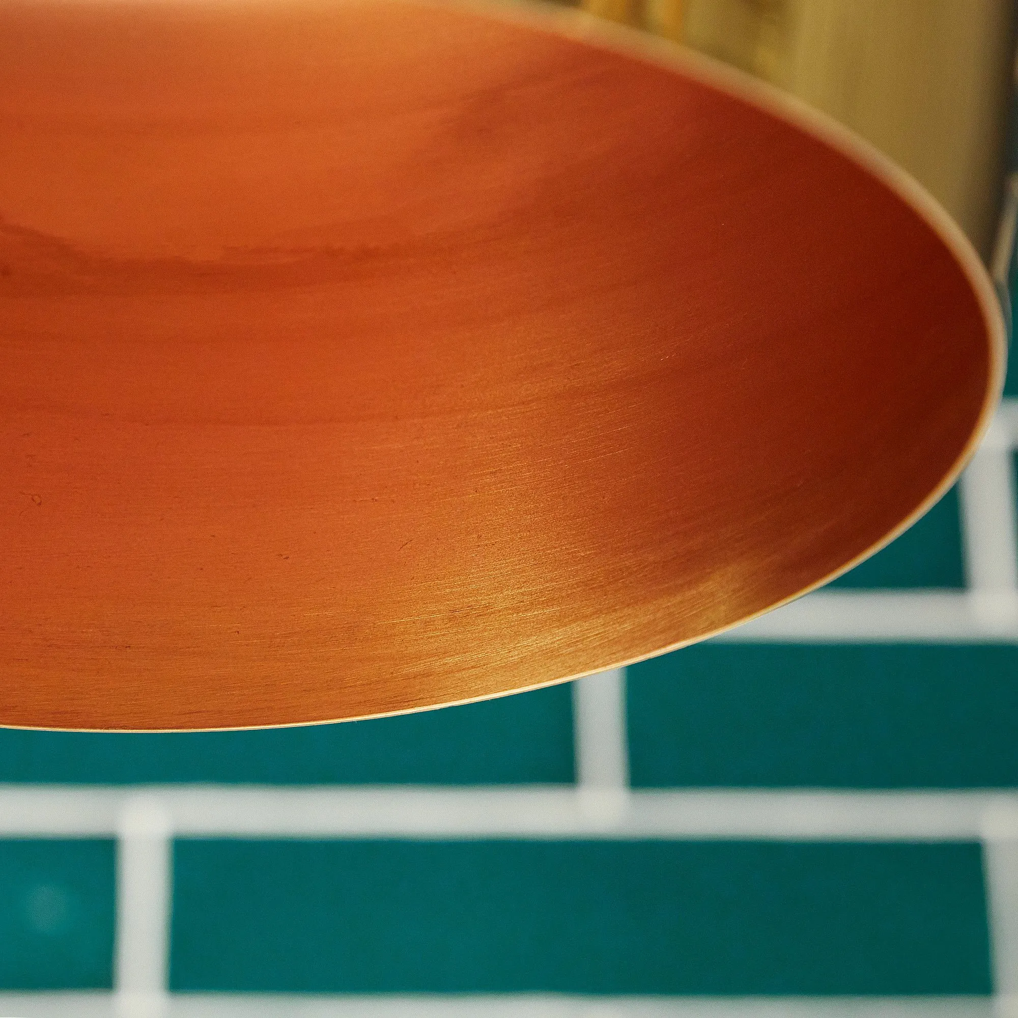 Turpin pendant in brass with copper interior