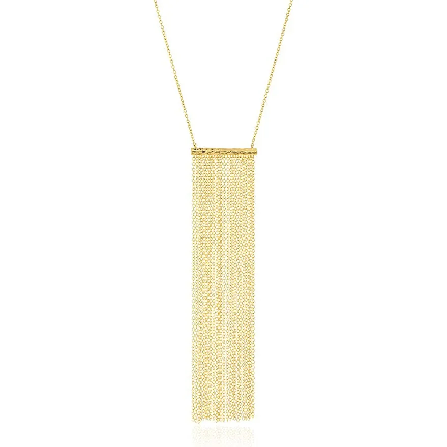 Twiggy Fringe Necklace