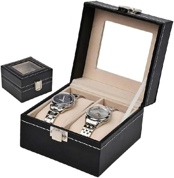 UNISEX DUO COMPARTMENT WATCH BOX