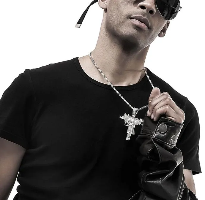 UZI Pendant Iced Out Necklace