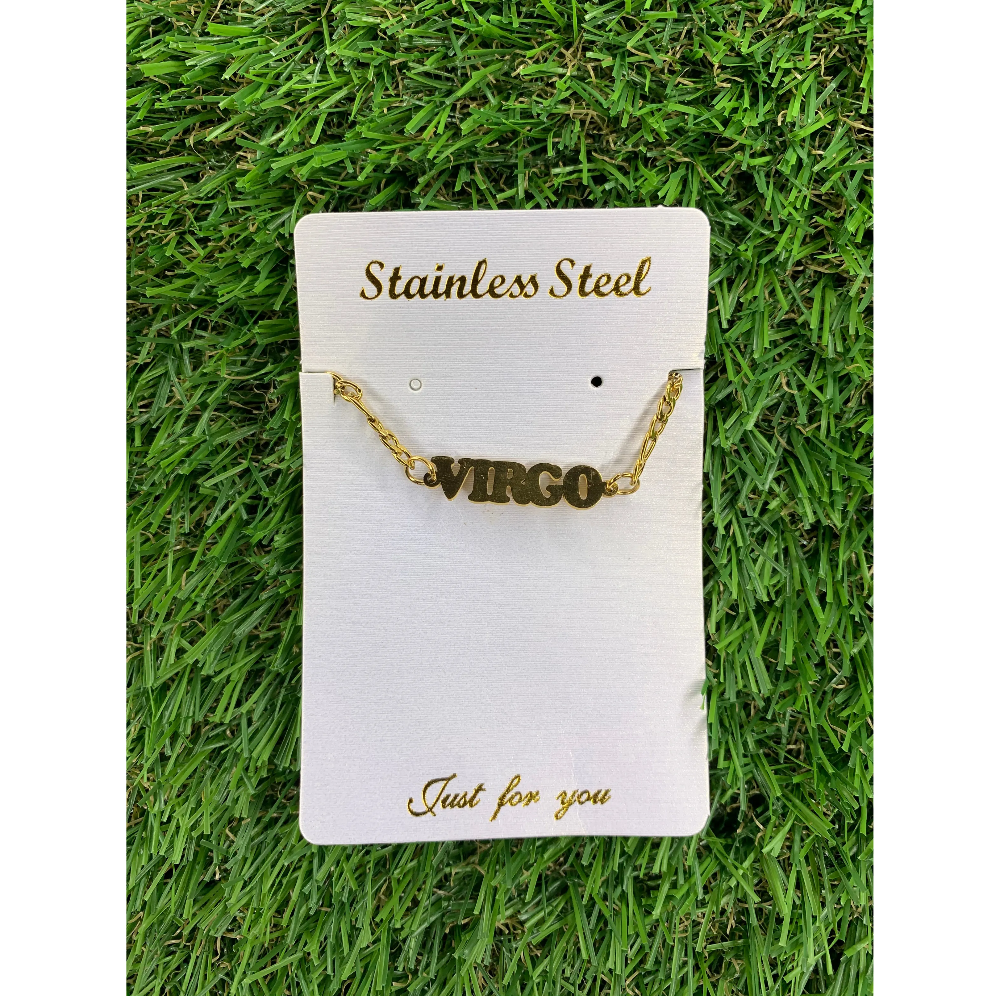 Virgo Zodiac Anklet