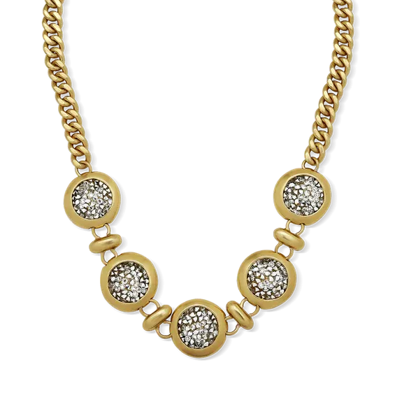 Waxing Poetic | Kristal Multi Dome Cascade Necklace