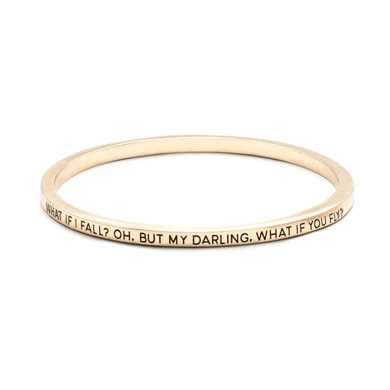 What If I Fall Bangle