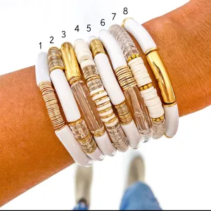 White Bangle Bracelet