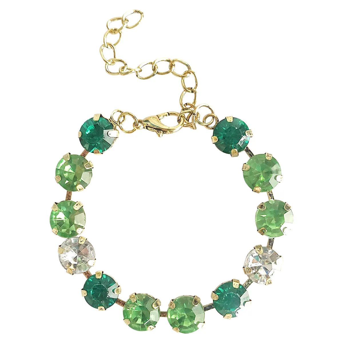 Wholesale Candy Color Inlaid Colorful Rhinestone Bracelet