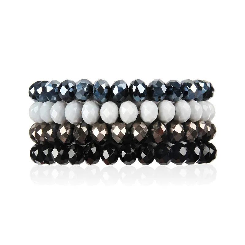 Wholesale DIY Crystal Colorful Elastic Bracelet