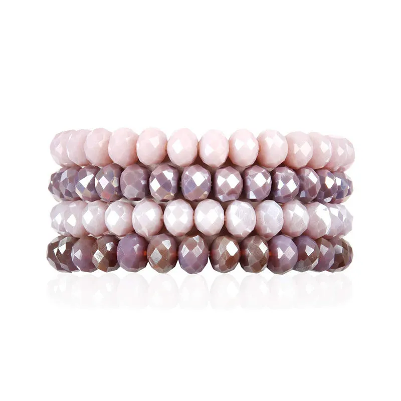 Wholesale DIY Crystal Colorful Elastic Bracelet