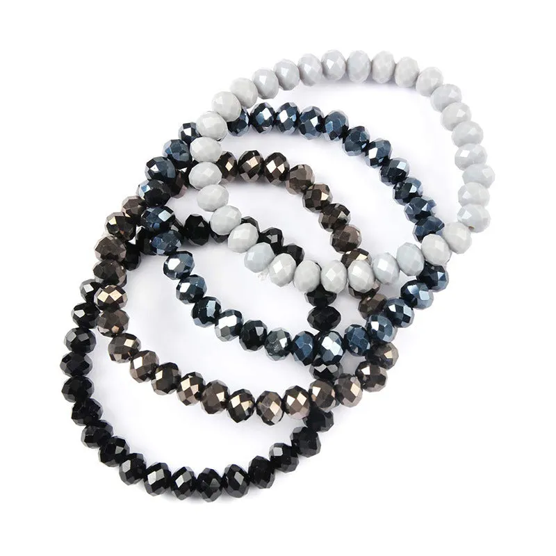 Wholesale DIY Crystal Colorful Elastic Bracelet