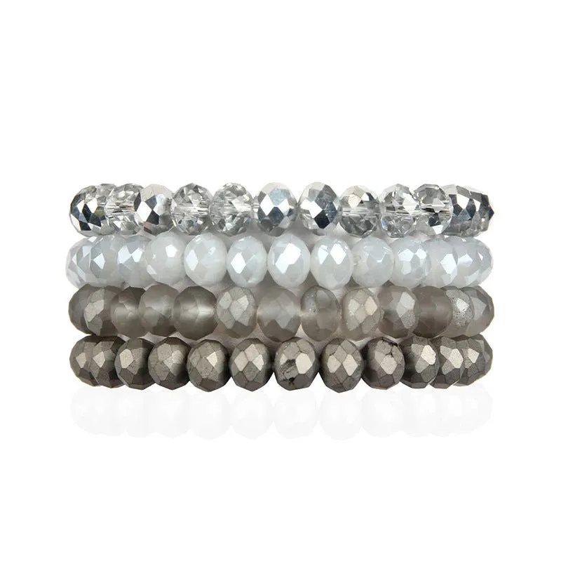 Wholesale DIY Crystal Colorful Elastic Bracelet