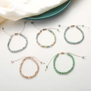 Wholesale DIY Handmade Symphony Crystal Square Beaded Bracelet JDC-BT-HuiH002